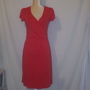 Boden wrap dress orange / red dress size 8R